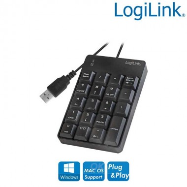 Logilink ID0184 - Teclado Numérico USB | Marlex Conexion