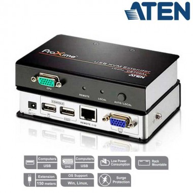 Aten CE700A - Extensor KVM USB-VGA (150m)