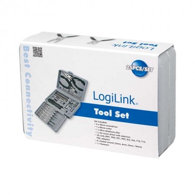 Logilink WZ0023 - Conjunto de herramientas de 25 piezas