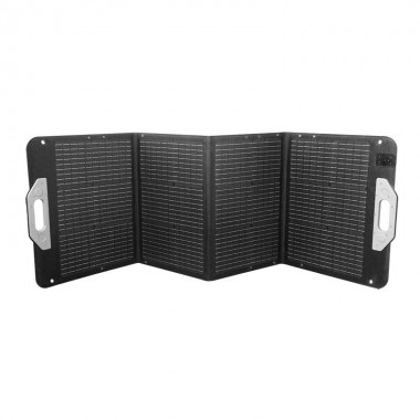 Logilink PVP0100 - Panel solar plegable,autónomo, 128,5 x 60 x 0,2cm, 100 W, IP67, negro