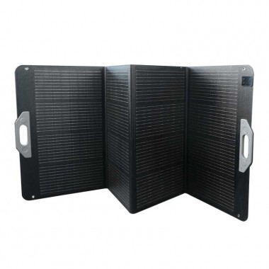 Logilink PVP0200 - Panel solar plegable,autónomo, 229,7 x 54 x 0,2cm, 200 W, IP67, negro