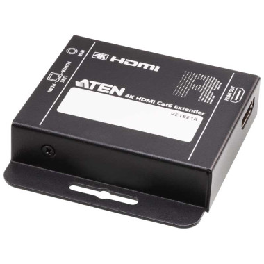 Aten VS1824KIT - Video Splitter HDMI Cat 6 4K de 4 puertos con kit de 4 receptores