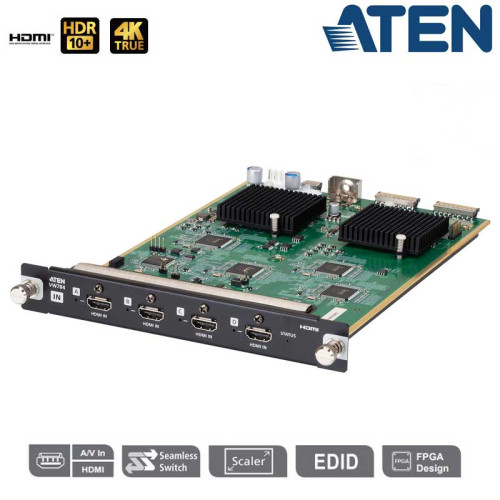 Aten VW784  - Tarjeta de entrada HDMI 4 puertos 4K para la serie VW