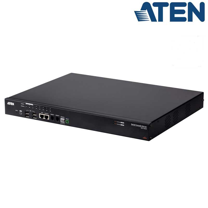 Aten SN1116CO - Servidor de consola serie de 16 puertos con redundancia de alimentación / SFP