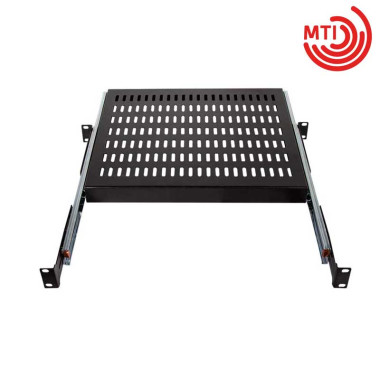 MTI A1BT66001 - Bandeja Telescópica para Rack de fondo 600, Negra