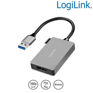 Logilink UA0233A - Conversor USB 3.0 a HDMI