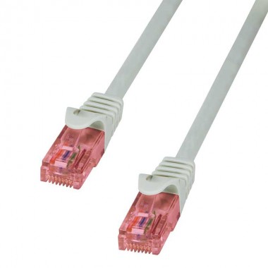 Logilink CQ2022U - Cable de red Cat.6 UTP Cobre LSHZ Gris de 0.5m 