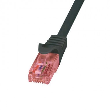 Logilink CQ2053U - Cable de red Cat.6 U/UTP Cobre LSHZ Negro de 2m