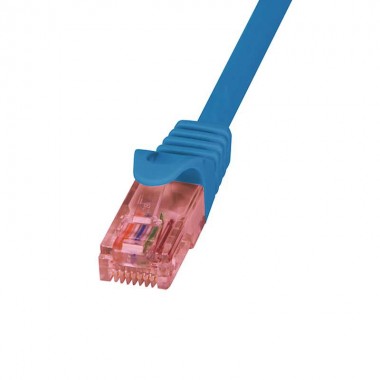 Logilink CQ2096U - Cable de Red RJ45 Cat. 6 U/UTP LSZH COBRE Azul de 10m