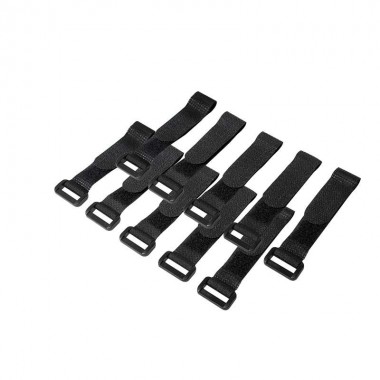  Logilink KAB0056 - Bridas Velcro Ajustables Negro ( 10 pcs ) | Marlex Conexion