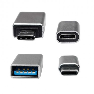 Logilink AU0040 - Adaptador USB 3.1 Tipo  C a USB 3.0 y Micro USB Hembra | Marlex Conexion