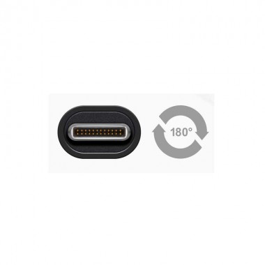 Logilink CU0168 -1m Cable USB 3.2 (Gen 1) tipo C Macho a USB 3.0-A Macho, Negro