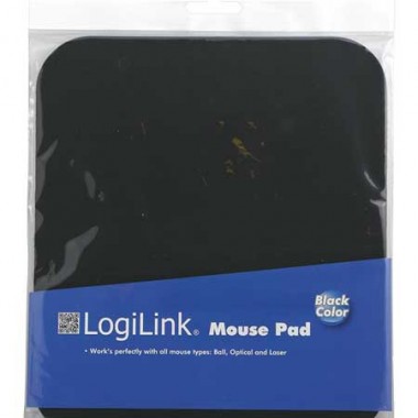 Logilink ID0096 - Alfombrilla para Ratón, color Negro, 3 mm | Marlex Conexion