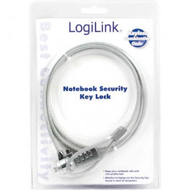 Logilink NBS002 - Cable antirrobo portatil con combinacion 4 cifras | Marlex Conexion