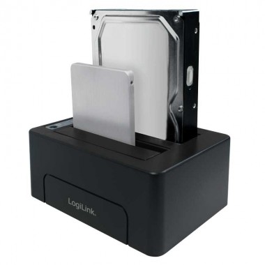 Logilink QP0028 - Docking Station  USB 3.1 Gen2 DualSATA, Clone función