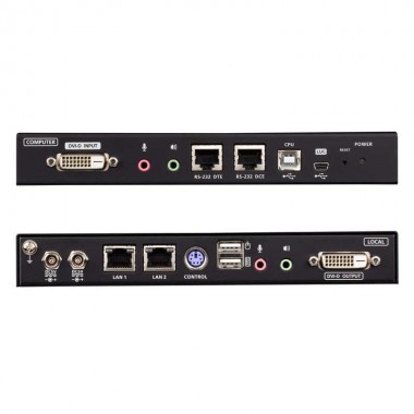 Aten CN9600 - Unidad de control KVM por IP (DVI y RS-232) | Marlex Conexion