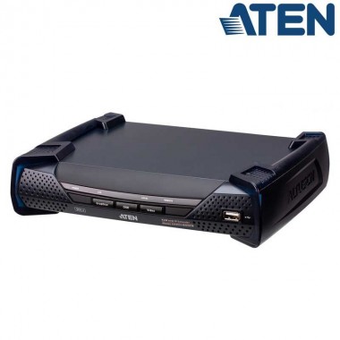 Aten KE6900AR - Receptor KVM USB-DVI-I con Audio y RS232 sobre LAN