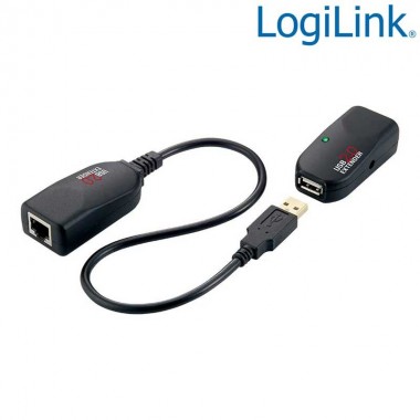 Logilink UA0178 - Extensor USB 2.0 sobre Cat.5e/ 6 (50m) | Marlex Conexion