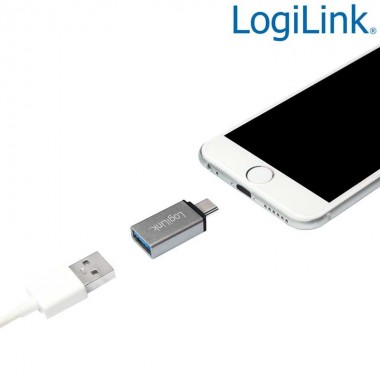 Logilink AU0042 | Adaptador USB 3.1 Tipo C Macho a USB 3.0 Tipo A Hembra