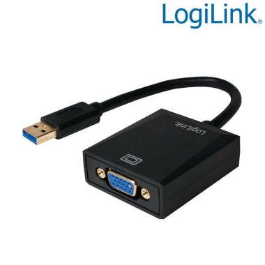 Logilink UA0231 - Conversor USB 3.0 a VGA | Marlex Conexion
