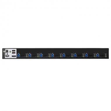 Aten CS19208 - KVM de 8 Puertos USB 3.0 4K DisplayPort con Audio y Hub USB 3.0 para Rack 19''