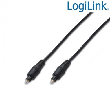 Logilink CA1009 - 3m Cable Audio Digital TosLink | Marlex Conexion
