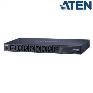 Aten PE6208G - PDU eco 1U de 7 Tomas C13 y 1 C19, 16A | Marlex Conexion