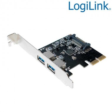 Logilink PC0080 - Tarjeta PCI Express 2 Puertos USB 3.1 Tipo A